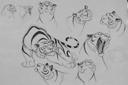 Диснеевский стиль рисования животных