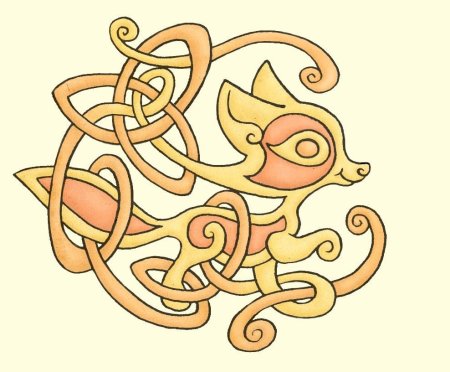 Зооморфный орнамент кельты