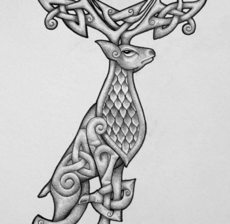 Животные в кельтском стиле