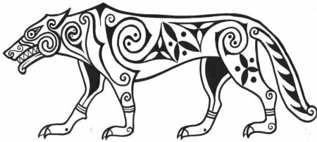 Зооморфный орнамент скифов