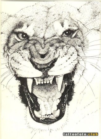 Тату эскизы оскал