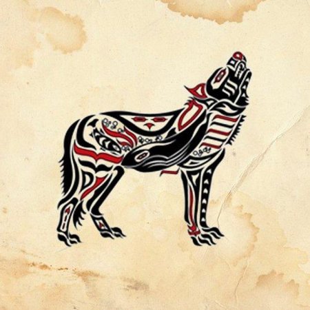 Волк Тотем индейцев Хайда