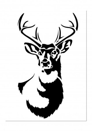 Олень для выжигания по дереву