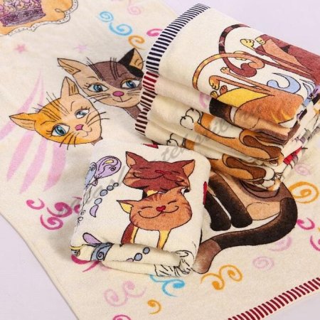 Кухонные полотенца с кошками