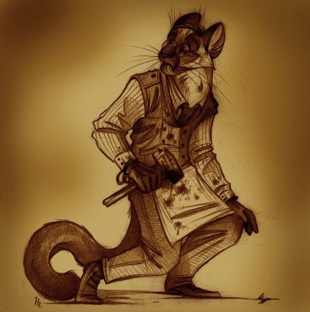 Антропоморфный хорек Рэдволл