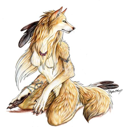 Аниме Вервольф самка