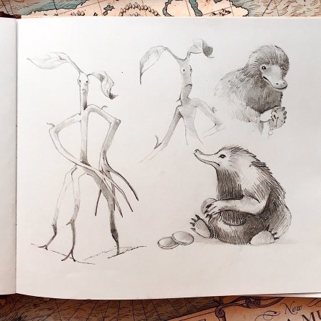 Рисунки для скетчбука карандашом животных