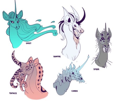 Мифические существа для срисовки