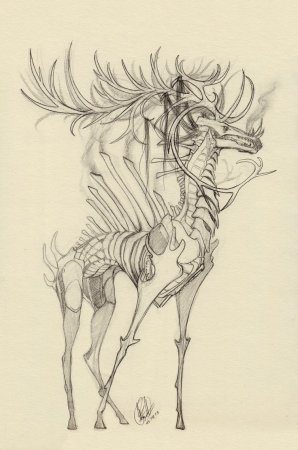 Скетчи мифических существ