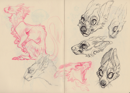 Арт животные карандашом