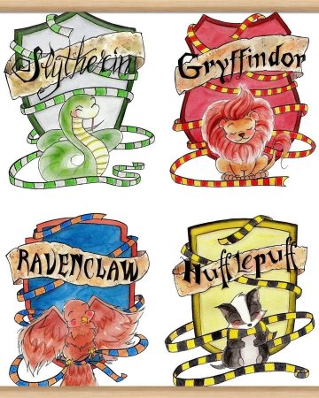 Гарри Поттер факультеты Слизерин милые