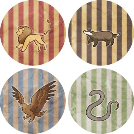 Звери факультетов Хогвартса