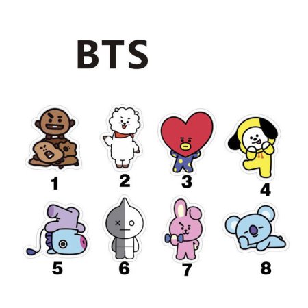 БТС И их персонажи bt21