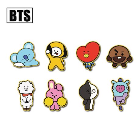 BTS наклейки Стикеры bt21