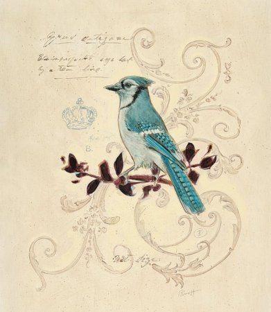 Птицы в винтажном стиле