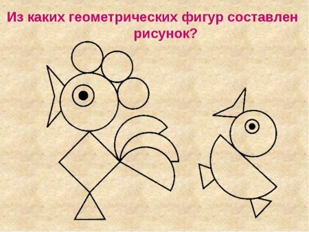 Фигуры из геометрических фигур