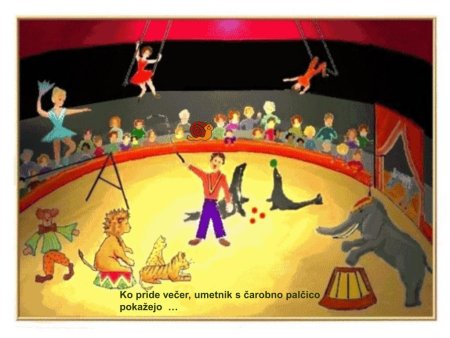 Анимация цирк для детей