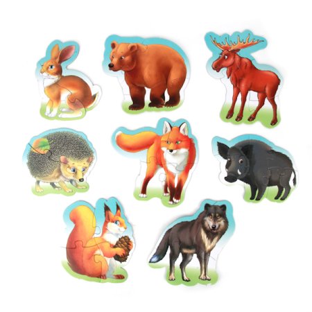 Макси пазлы Лесные животные 02544