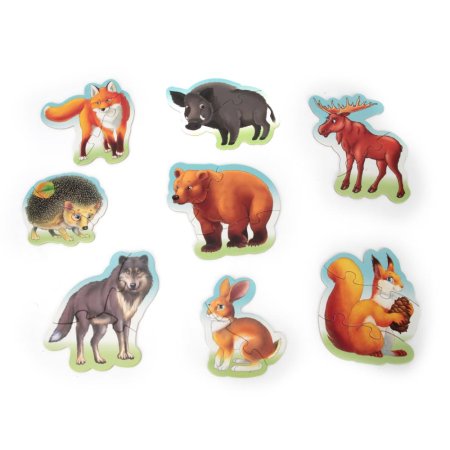 Макси-пазлы «Лесные животные» реалистичные