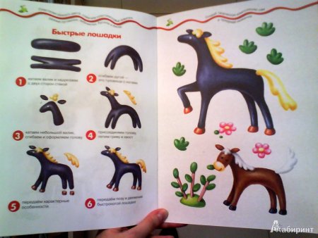 Лепка лошадка