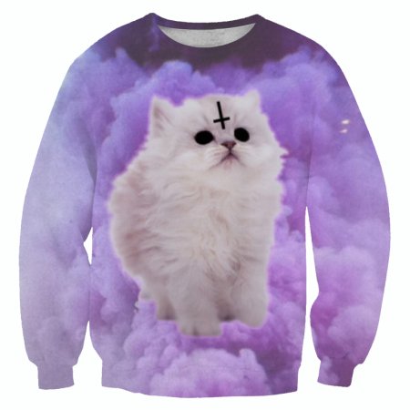 Свитшот белый женский с рисунком