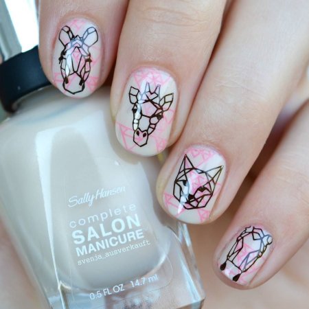 Маникюр с животными