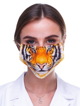 Мордочки на масках медицинских