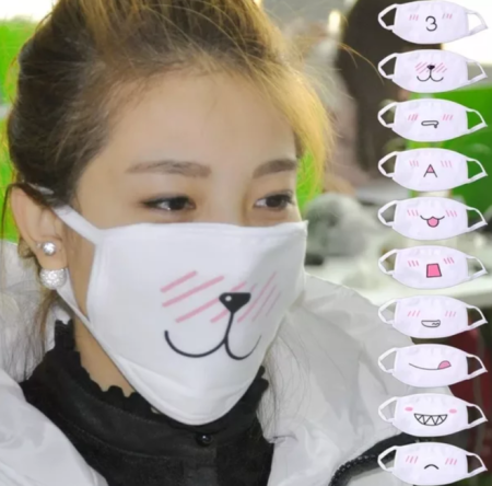 Рисунки на маску обычную медицинскую