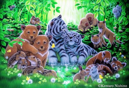 Заставка в мире животных рисунок (48 фото)