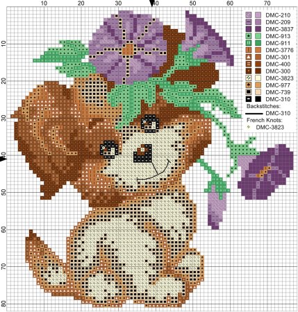 Вышивка крестом схемы