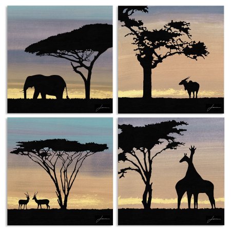 Пейзаж в африканском стиле