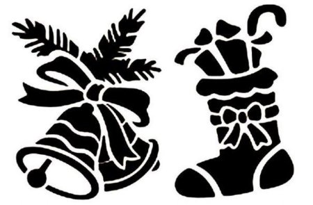 Трафарет "новогодний"