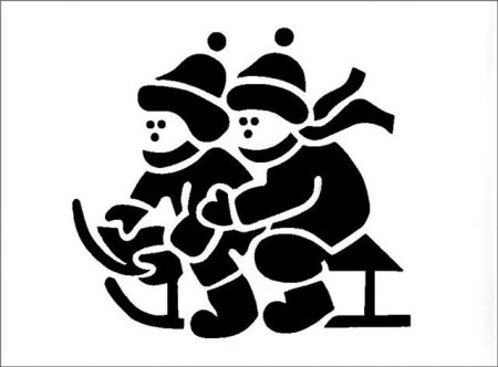 Трафареты для искусственного снега