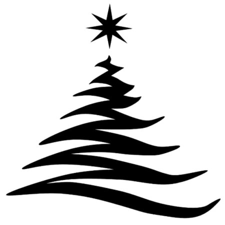 Трафарет "елка"