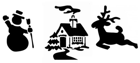 Трафарет "новогодний"