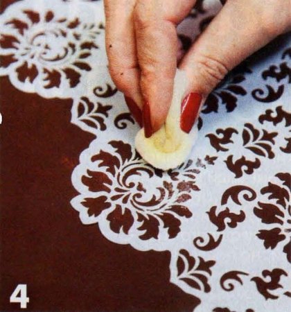 Трафареты для декора стола