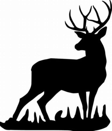 Силуэт оленя