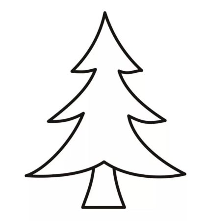 Елка для рисования