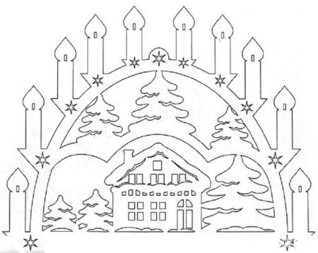 Трафареты новогодних игрушек