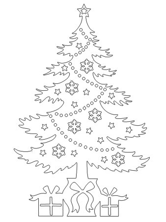 Новогодние витражи на окна