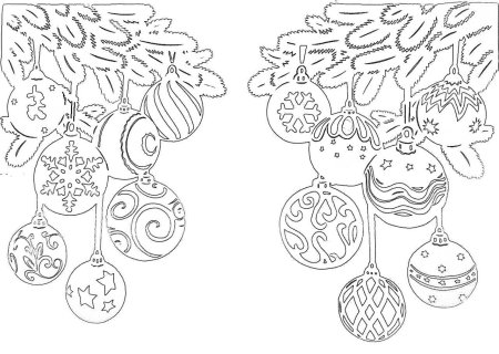 Трафареты на новый год для вырезания на окно