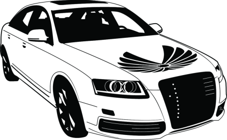 Силуэт автомобиля