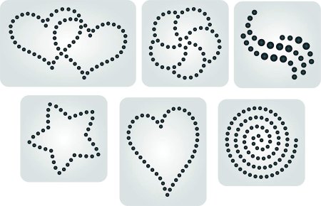 Трафарет для выкладки стразами