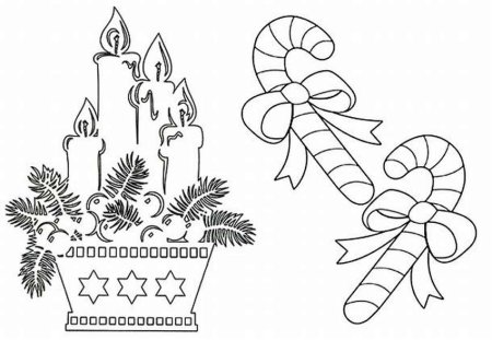 Новогодние украшения на окна эскизы