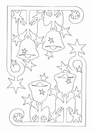 Новогодние трафареты НАОК