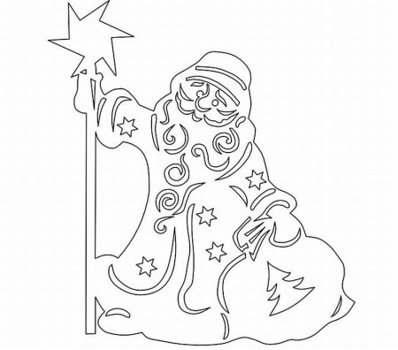 Новогодние вырезалки на окна