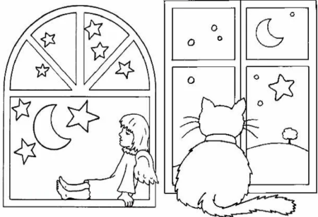 Новогодние рисунки на окнах