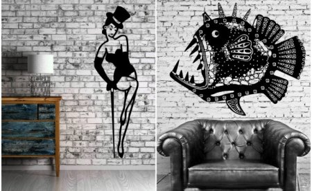 Наклейки в стиле лофт