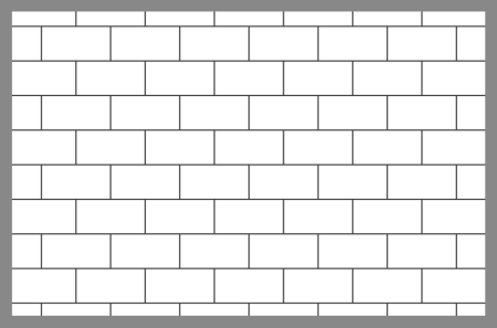 Нарисованный кирпич