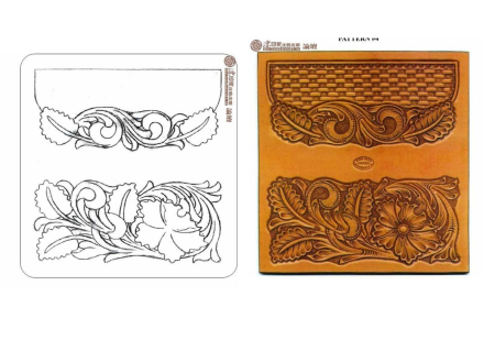 Тиснение Шеридан на коже эскизы